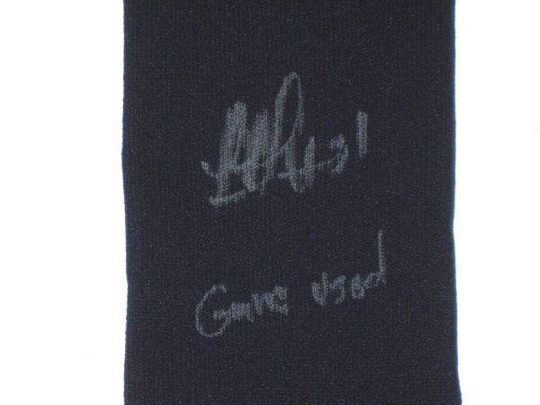 Rusber Estrada 2022 Augusta GreenJackets Game Worn & Signed Official Stance MLB Socks