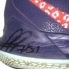 Rusber Estrada 2022 Rome Braves Training Worn & Signed Nike Kyrie 3 Low New Orchid Shoes