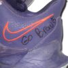 Rusber Estrada 2022 Rome Braves Training Worn & Signed Nike Kyrie 3 Low New Orchid Shoes