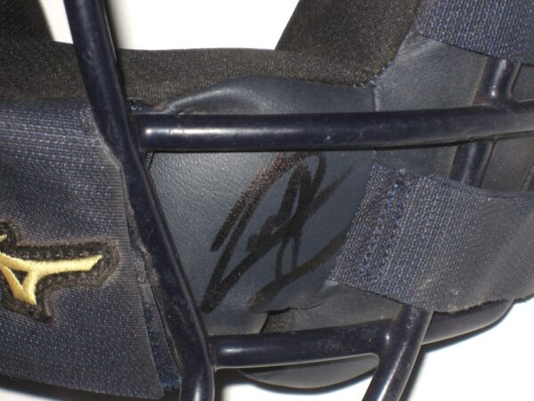 Cesar Rodriguez 2021 FCL Braves Game Worn & Signed Mizuno Samurai Baseball Catcher's Mask