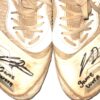 Cesar Rodriguez 2022 FCL Braves Game Worn & Signed White & Silver Adidas Baseball Cleats