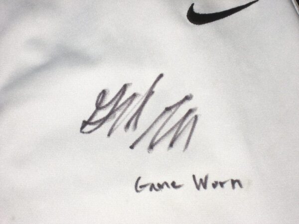 Gordon Graceffo Villanova Wildcats #24 Game Worn & Signed White Nike Pants