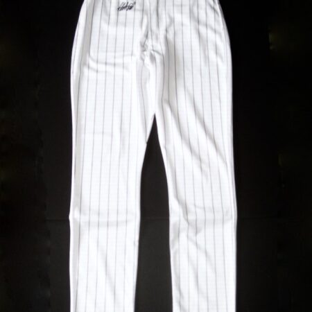 Hunter Schryver 2019 Birmingham Barons Game Worn & Signed Pinstripe Majestic Pants