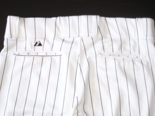 Hunter Schryver 2019 Birmingham Barons Game Worn & Signed Pinstripe Majestic Pants