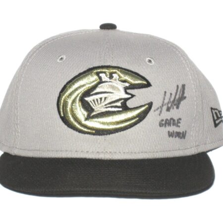 Hunter Schryver Game Worn & Signed Official Charlotte Knights New Era 59FIFTY Hat