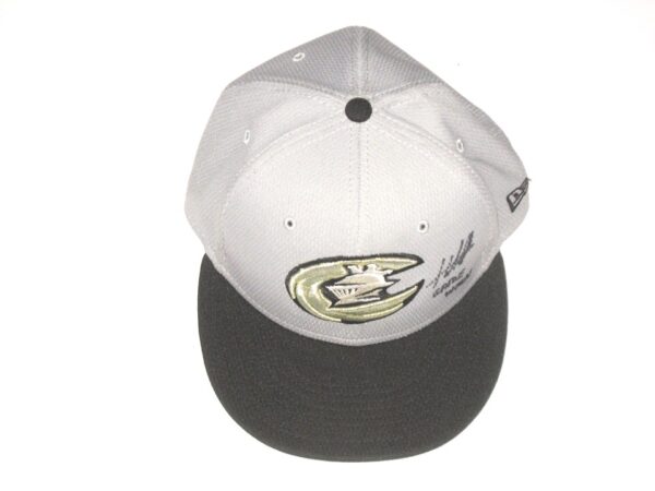 Hunter Schryver Game Worn & Signed Official Charlotte Knights New Era 59FIFTY Hat