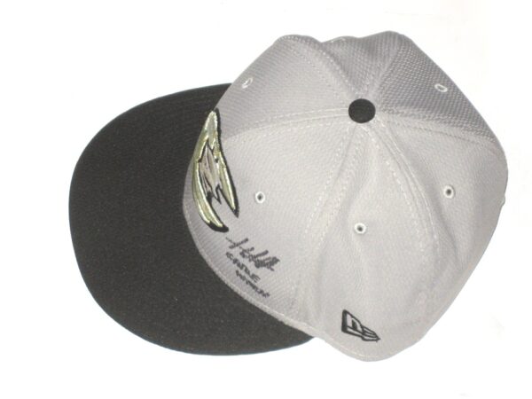 Hunter Schryver Game Worn & Signed Official Charlotte Knights New Era 59FIFTY Hat