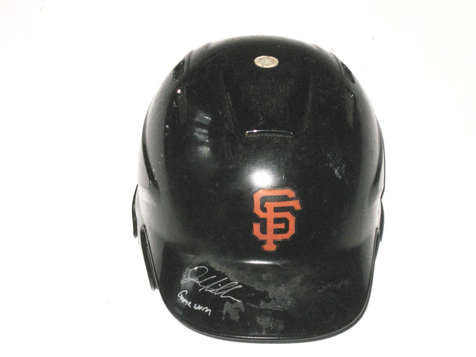 Jalen Miller Game Worn & Signed Official San Francisco Giants Rawlings Batting Helmet - Worn In MILB Instructional League!