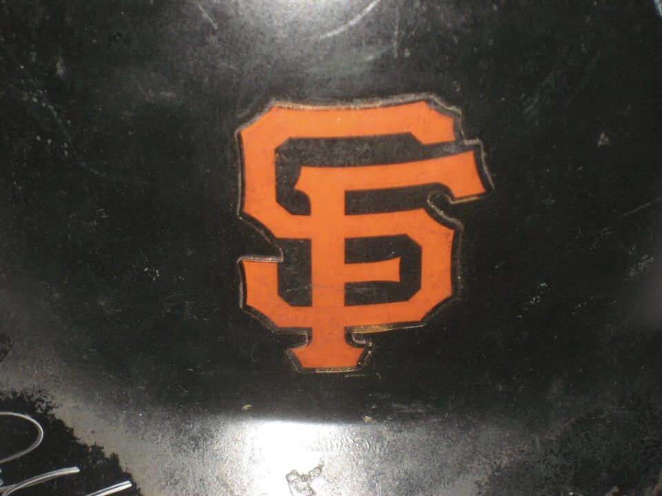 Jalen Miller Game Worn & Signed Official San Francisco Giants Rawlings Batting Helmet - Worn In MILB Instructional League!