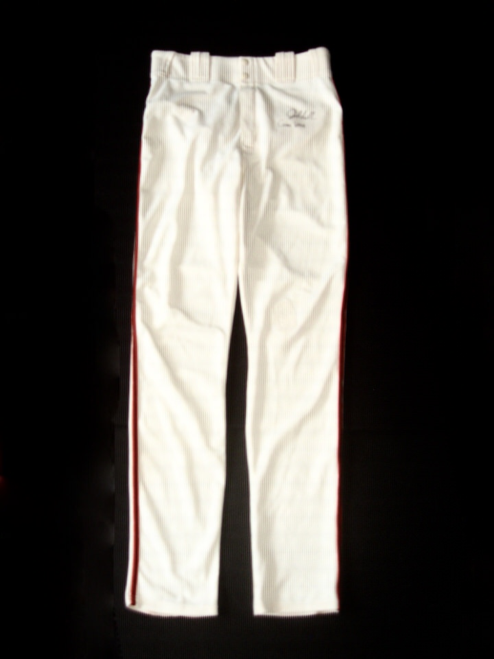 Jalen Miller San Francisco Giants Game Worn & Signed Authentic Majestic  Pants - Worn In Big League Camp!