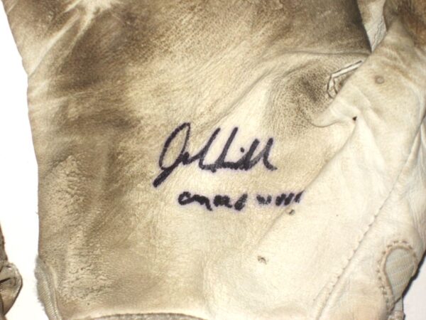 Jalen Miller San Jose Giants Game Worn & Signed Adidas Adizero Gloves - Great Use!