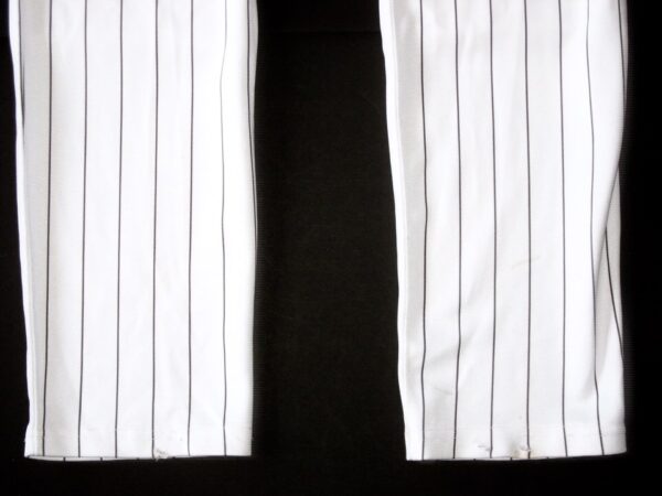 Jonathan Stiever Chicago White Sox Spring Training Worn & Signed White Pinstripe Nike Pants