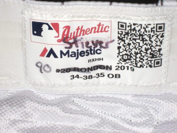 Jonathan Stiever Chicago White Sox Spring Training Worn & Signed White Pinstripe Nike Pants