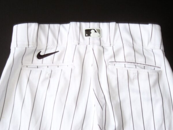 Jonathan Stiever Chicago White Sox Spring Training Worn & Signed White Pinstripe Nike Pants