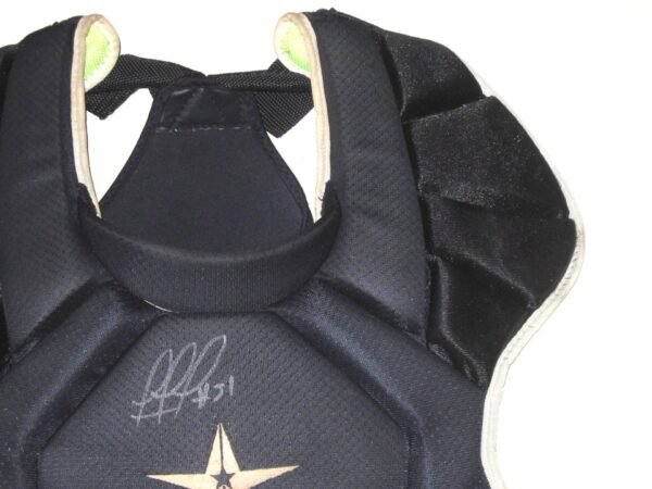 Rusber Estrada 2022 Augusta GreenJackets Game Used & Signed All-Star CP50PRO Chest Protector