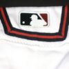 Rusber Estrada Rome Braves Game Worn & Signed White Majestic Pants