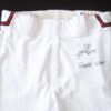 Rusber Estrada Rome Braves Game Worn & Signed White Majestic Pants