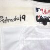 Rusber Estrada Rome Braves Game Worn & Signed White Majestic Pants