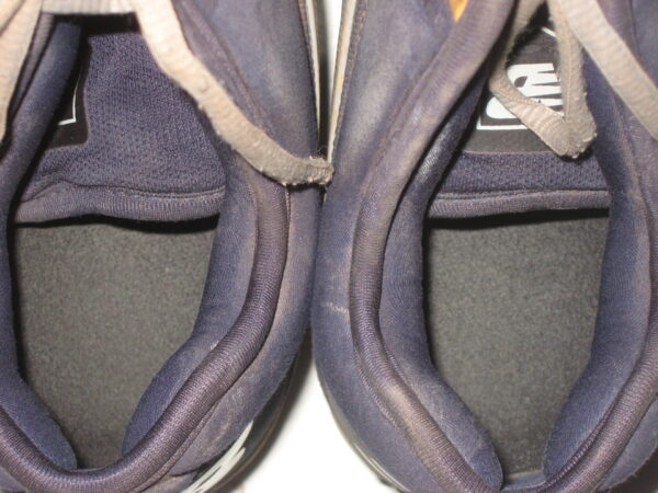 Cesar Rodriguez 2021 FCL Braves Game Worn & Signed Blue & Gray New Balance Baseball Cleats