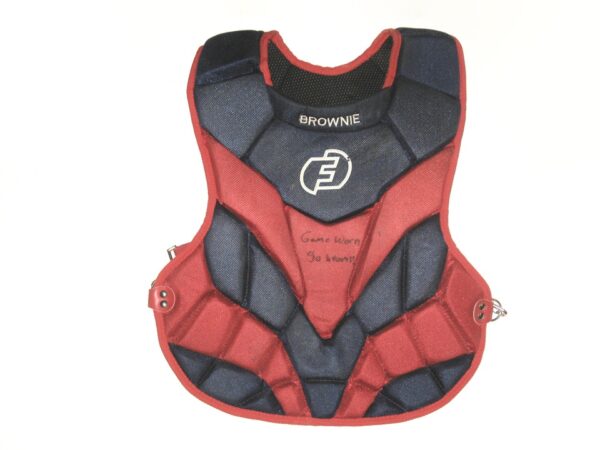 Cesar Rodriguez 2021 FCL Braves Game Worn & Signed Force3 Pro Gear Chest Protector