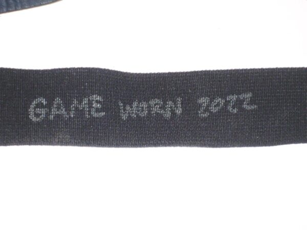 Drew Campbell 2022 Rome Braves Game Worn & Signed Go Braves Blue Adams Baseball Belt