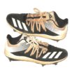 Jalen Miller 2021 Mississippi Braves Game Used & Signed Black & White Adidas Cleats