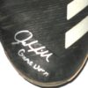 Jalen Miller 2021 Mississippi Braves Game Used & Signed Black & White Adidas Cleats