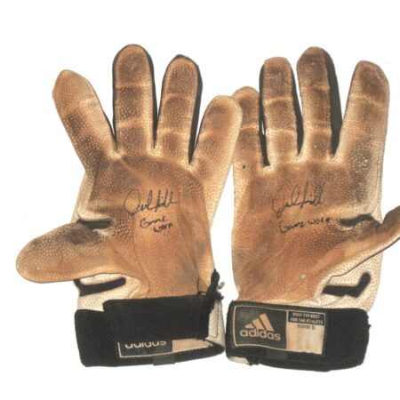 Jalen Miller Richmond Flying Squirrels Game Worn & Signed Adidas Adizero Batting Gloves