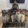 Jalen Miller with Richmond Flying Squirrels Game Worn & Signed Adidas Adizero Batting Gloves