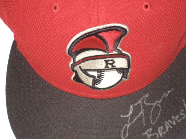 Logan Brown 2021 Game Worn & Signed Official Rome Braves New Era 59FIFTY Hat