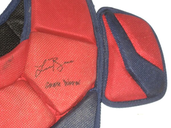 Logan Brown 2021 Rome Braves Game Worn & Signed Force3 Pro Gear Catcher's Chest Protector