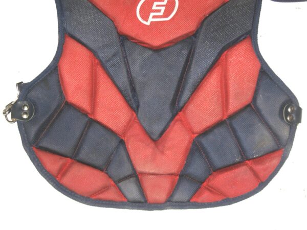 Logan Brown 2021 Rome Braves Game Worn & Signed Force3 Pro Gear Catcher's Chest Protector