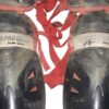 Logan Brown 2021 Rome Braves Game Worn & Signed Force3 Pro Gear Catcher's Leg Guards