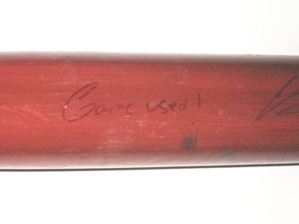 Cesar Rodriguez 2022 FCL Braves Game Used & Signed Birdman Maple Baseball Bat - CRACKED