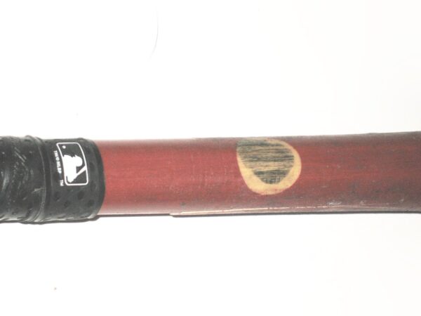 Cesar Rodriguez 2022 FCL Braves Game Used & Signed Birdman Maple Baseball Bat - CRACKED