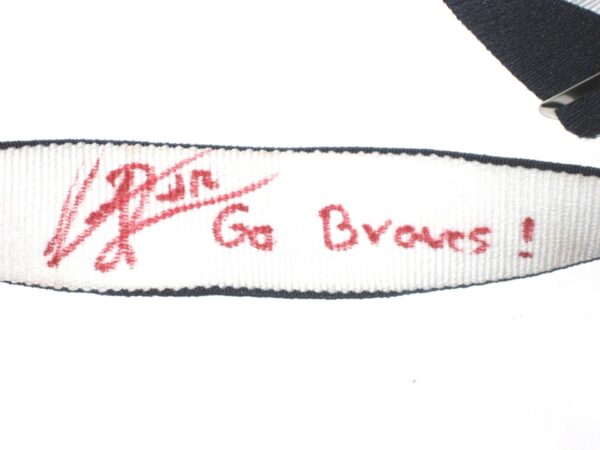 Cesar Rodriguez 2022 FCL Braves Game Worn & Signed Adams Baseball Belt