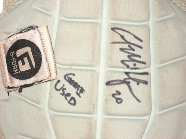 Cody Milligan 2022 Mississippi Braves Game Used & Signed G-Form Elite Speed Elbow Guard