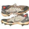 Drew Lugbauer 2022 Mississippi Braves Game Worn & Signed Nike Alpha Huarache Baseball Cleats