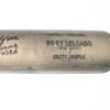 Riley Delgado 2021 Rome Braves Game Used & Signed Cooperstown CBC271 Maple Baseball Bat - CRACKED