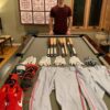 Stuart Fairchild with 2020 Cincinnati Reds Game Worn & Signed White & Silver Franklin Batting Gloves