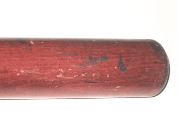 Andrew Moritz 2022 Mississippi Braves Game Used & Signed Old Hickory Maple Baseball Bat - CRACKED