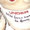 Andrew Moritz 2022 Mississippi Braves Game Worn & Signed Red & White Under Armour Baseball Cleats
