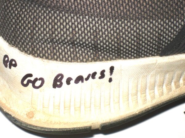 Andrew Moritz 2022 Mississippi Braves Training Worn & Signed Go Braves! Under Armour Shoes