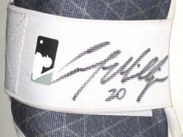 Cody Milligan 2022 Mississippi Braves Game Used & Signed EvoShield Shin Guard