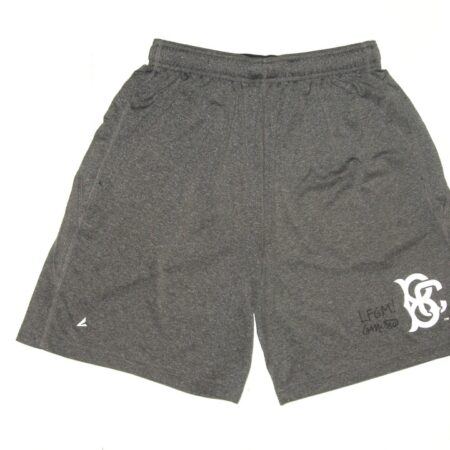 Colby Morris 2022 Practice Worn & Signed Official Grey & White Brooklyn Cyclones BSN Shorts