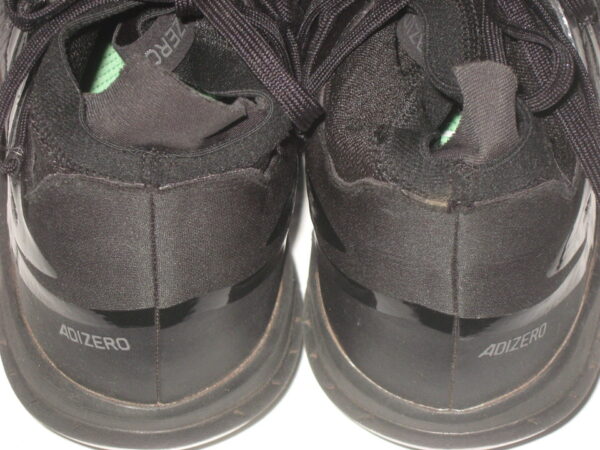 Colby Morris 2022 Tacoma Rainiers Game Worn & Signed Black Adidas Adizero Cleats