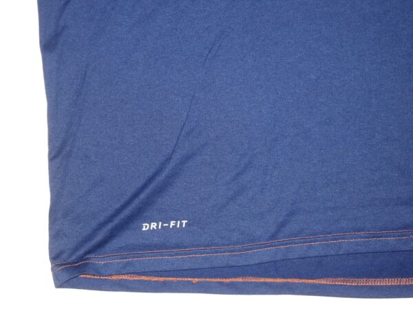 Colby Morris 2022 Team Issued & Signed LFGM Official Blue & Orange New York Mets Baseball Nike Dri-Fit XL Shirt