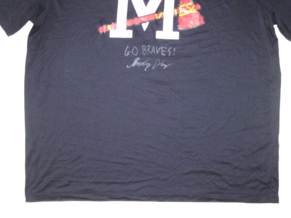 Indigo Diaz 2022 Player Issued & Signed Official Mississippi Braves #52 MILB EvoShield XL Shirt