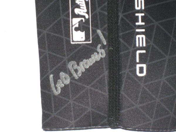 Landon Stephens 2022 Mississippi Braves Game Worn & Signed EvoShield Wrist Guard