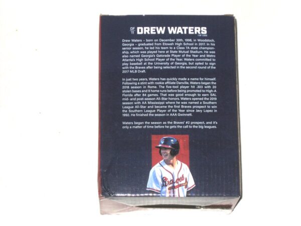 New In Box Drew Waters SGA Bobblehead Presented by International Paper